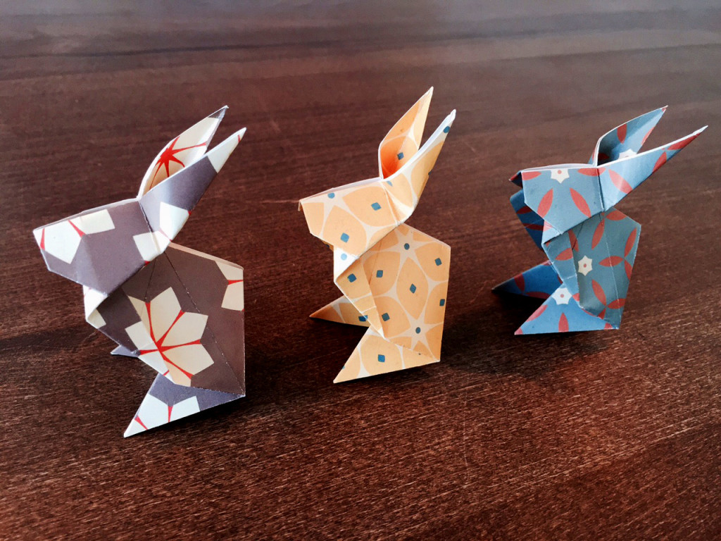 10-Minuten Origami-Osterdeko-Ideen